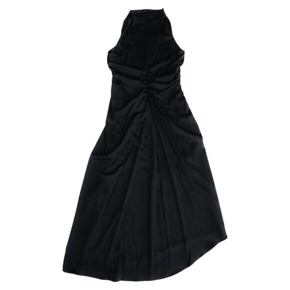 Donna Karan New York Women's Mock-Neck Ruched Asymmetrical Dress Size 8 NWT - Picture 8 of 13